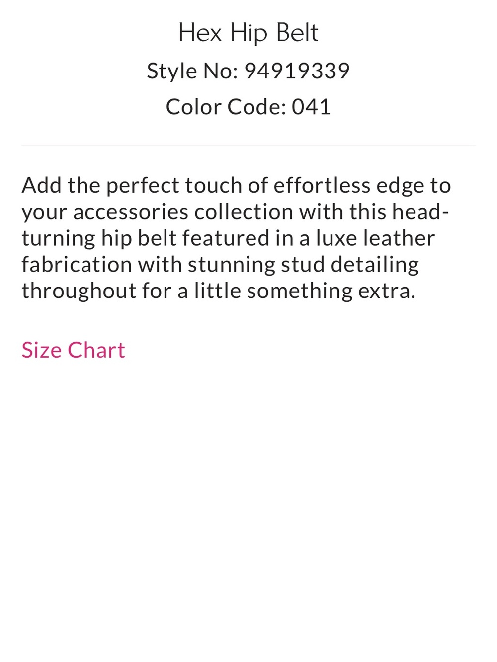 Free People Hex Hip Belt - Picture 5 of 6